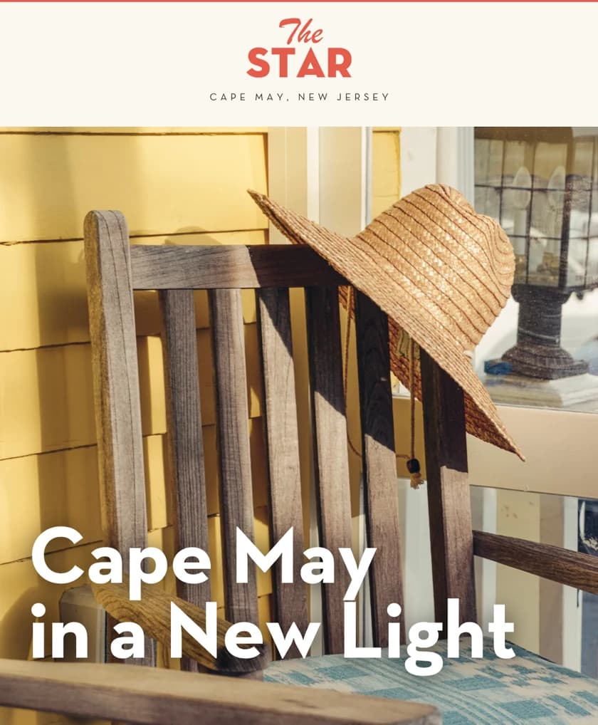 The Star email design for Cape May in a new light.